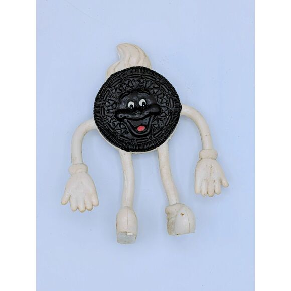 Vintage Nabisco 4.5" Oreo Cookie Guy Bendable Action Figure - Picture 4 of 5
